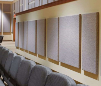 Acoustic Stretch Fabric Wall