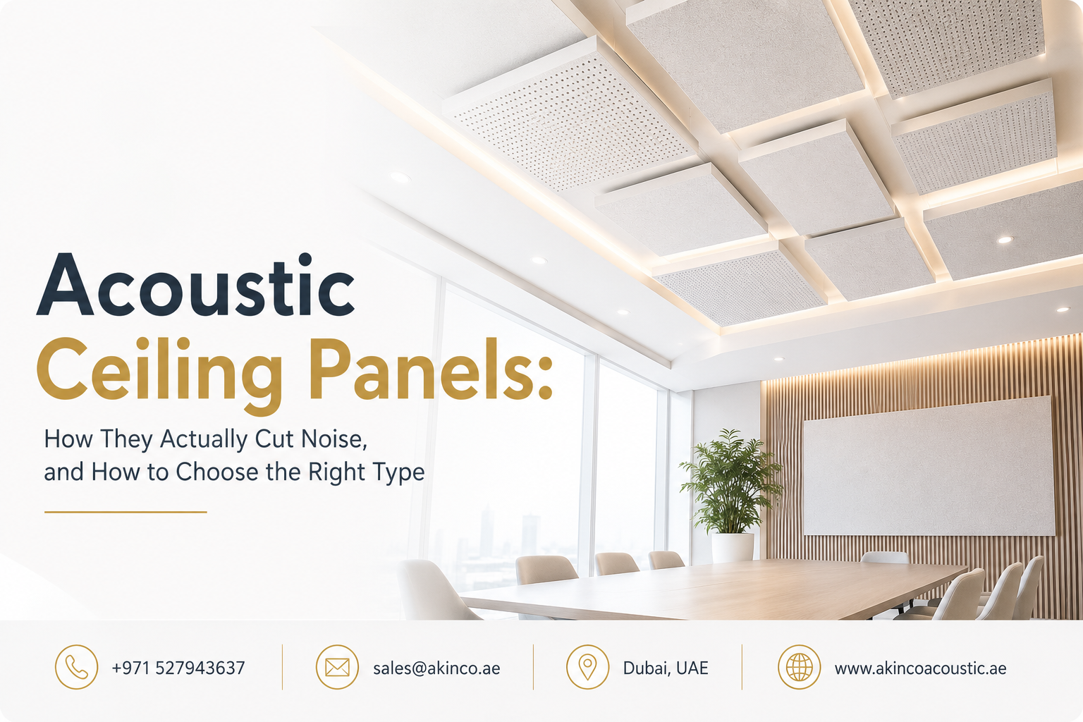 Acoustic Ceiling Panels