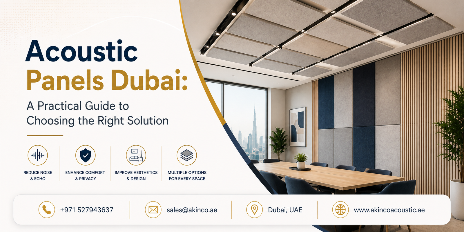Acoustic Panels Dubai A Practical Guide to Choosing the Right Solution